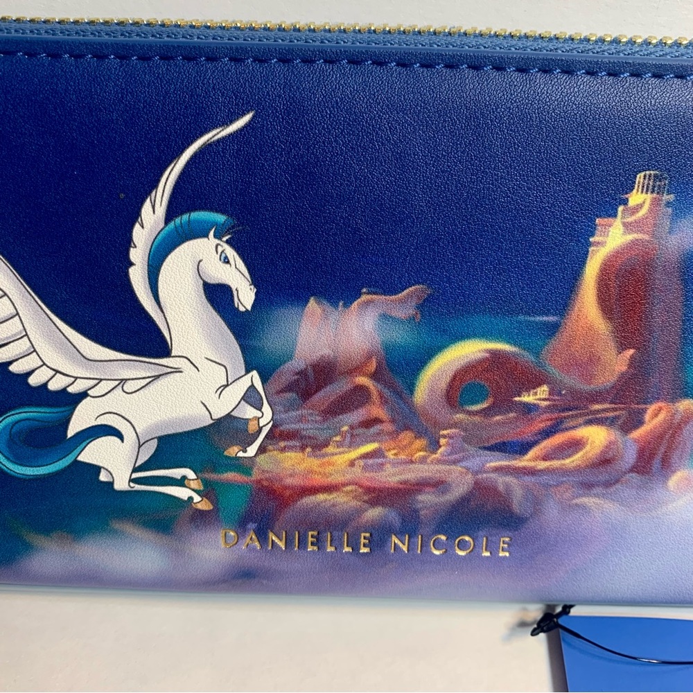NWT. Disney Hercules Wallet. Danielle Nicole Zip  Wallet, Meg, Pegasus - Picture 5 of 14